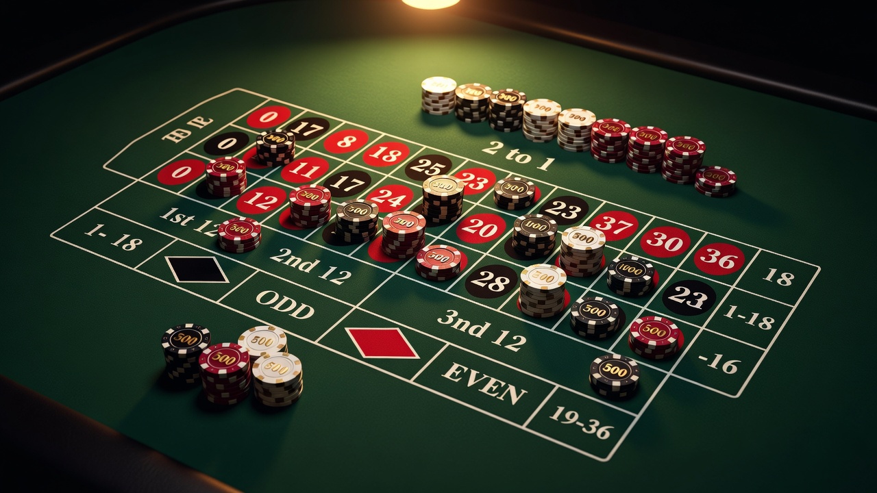 Bet Types - live roulette game